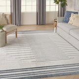 nourison astra machine washable asw04 ivory blue rug