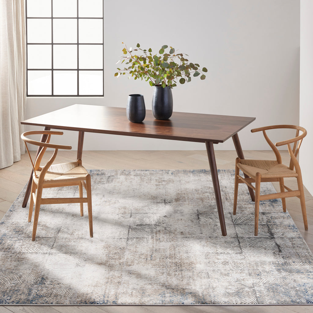 nourison ck022 infinity ifn03 ivory grey rug