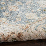 nourison astra machine washable asw11 silver blue rug