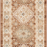 nourison pardis prd04 rust rug