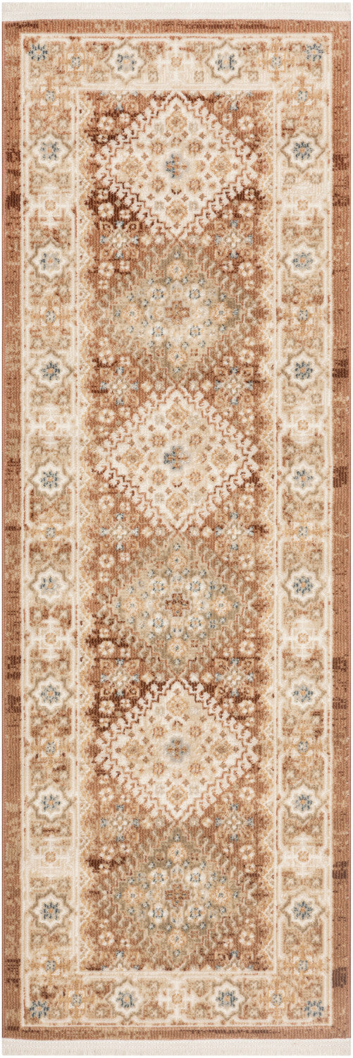nourison pardis prd04 rust rug