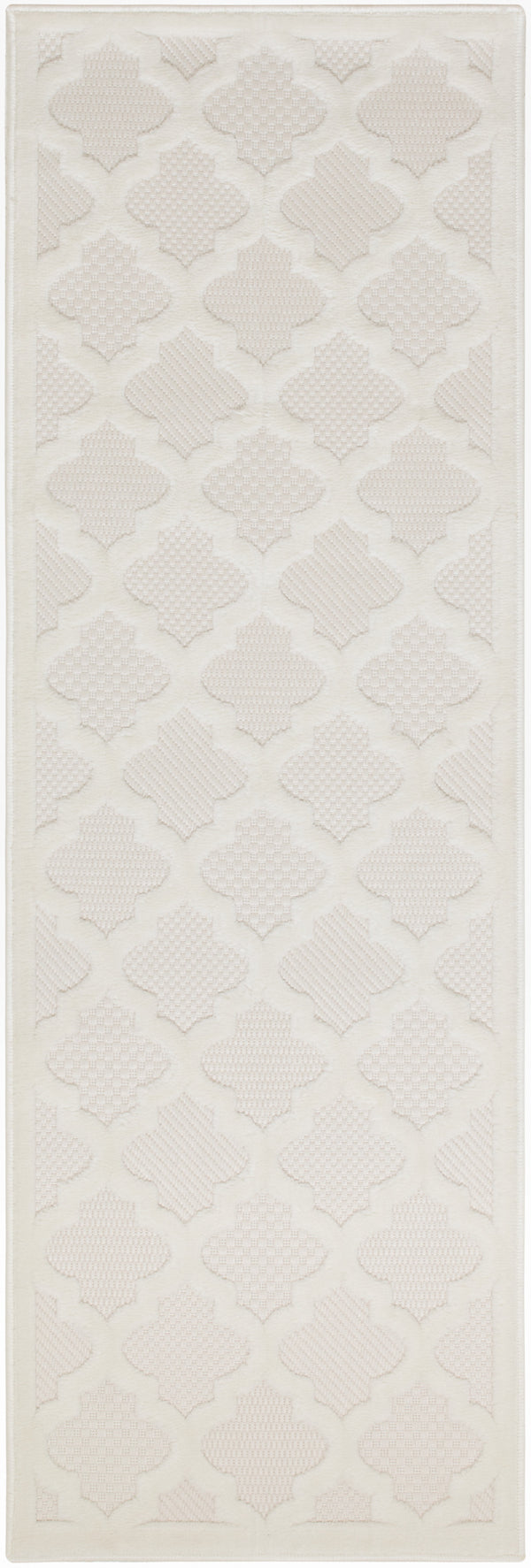 nourison easy care nes01 ivory white rug