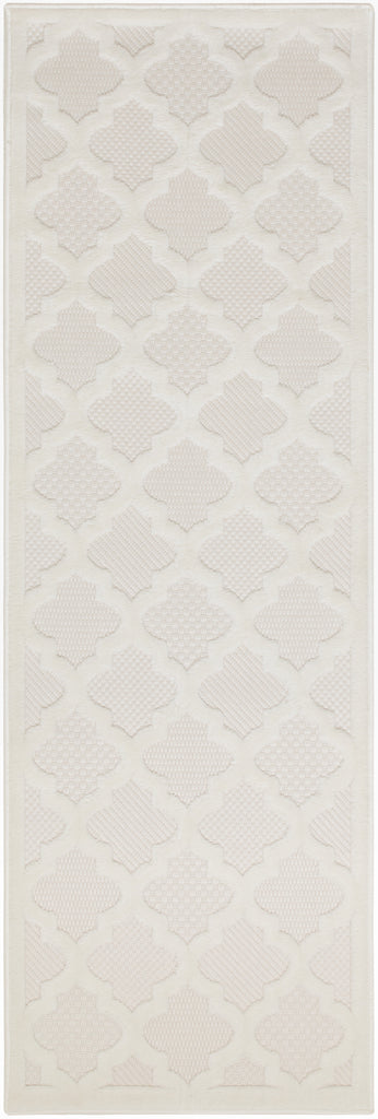 nourison easy care nes01 ivory white rug