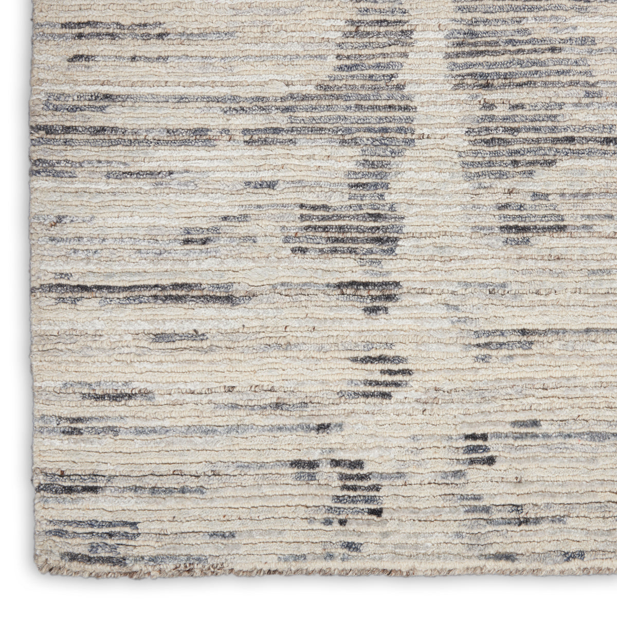 nourison ocean ocp03 cream charcoal rug