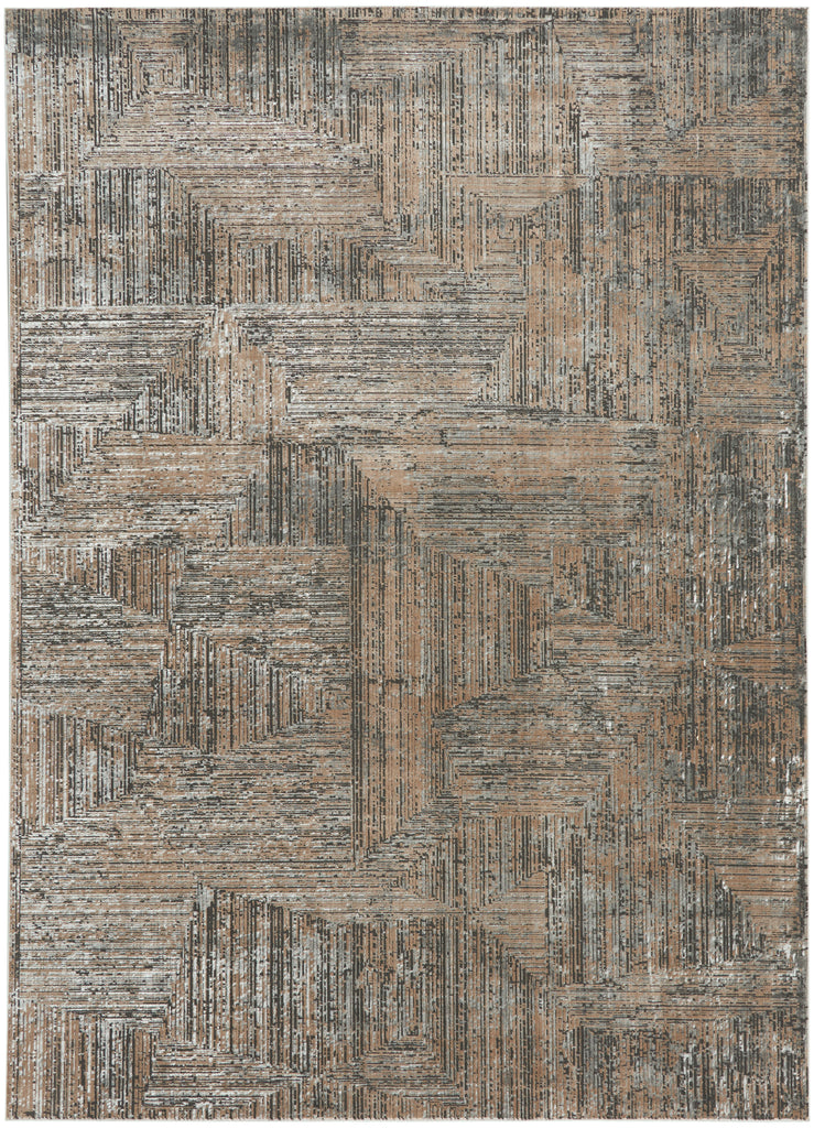 nourison ck024 irradiant irr01 black ivory rug