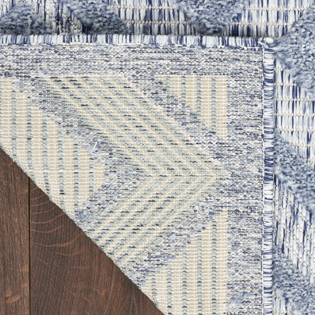 nourison versatile nrv01 denim blue rug