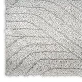 nourison surfaces sfc01 silver grey rug