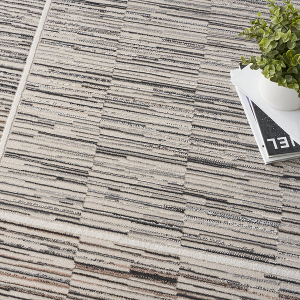 nourison desire dsr02 charcoal grey rug