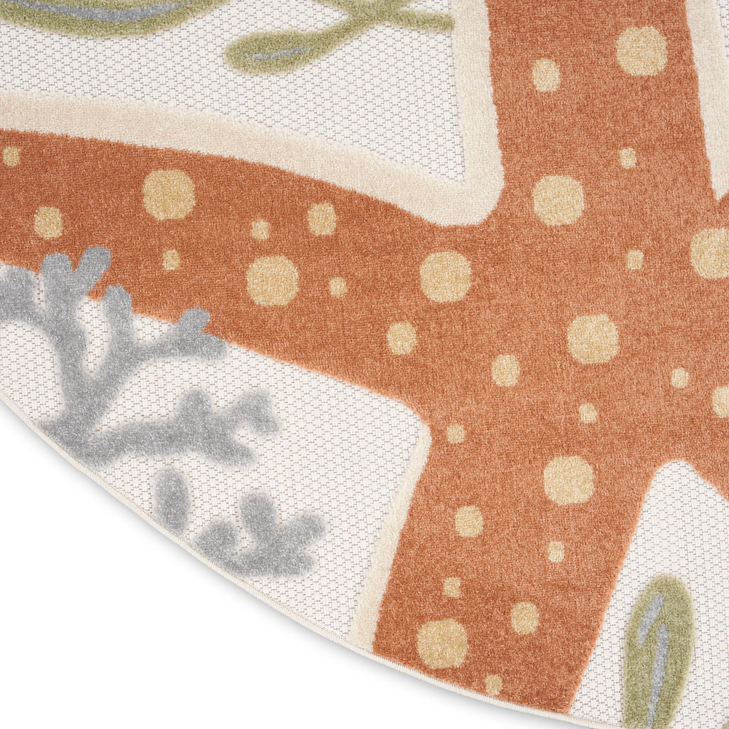 nourison aloha alh24 ivory multicolor rug