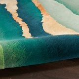 nourison prismatic prs30 emerald rug