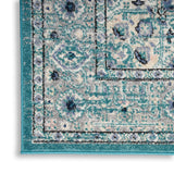 nourison passion psn03 turquoise grey rug