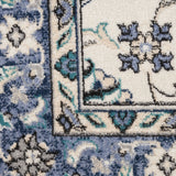 nourison nourison essentials nre05 ivory blue rug