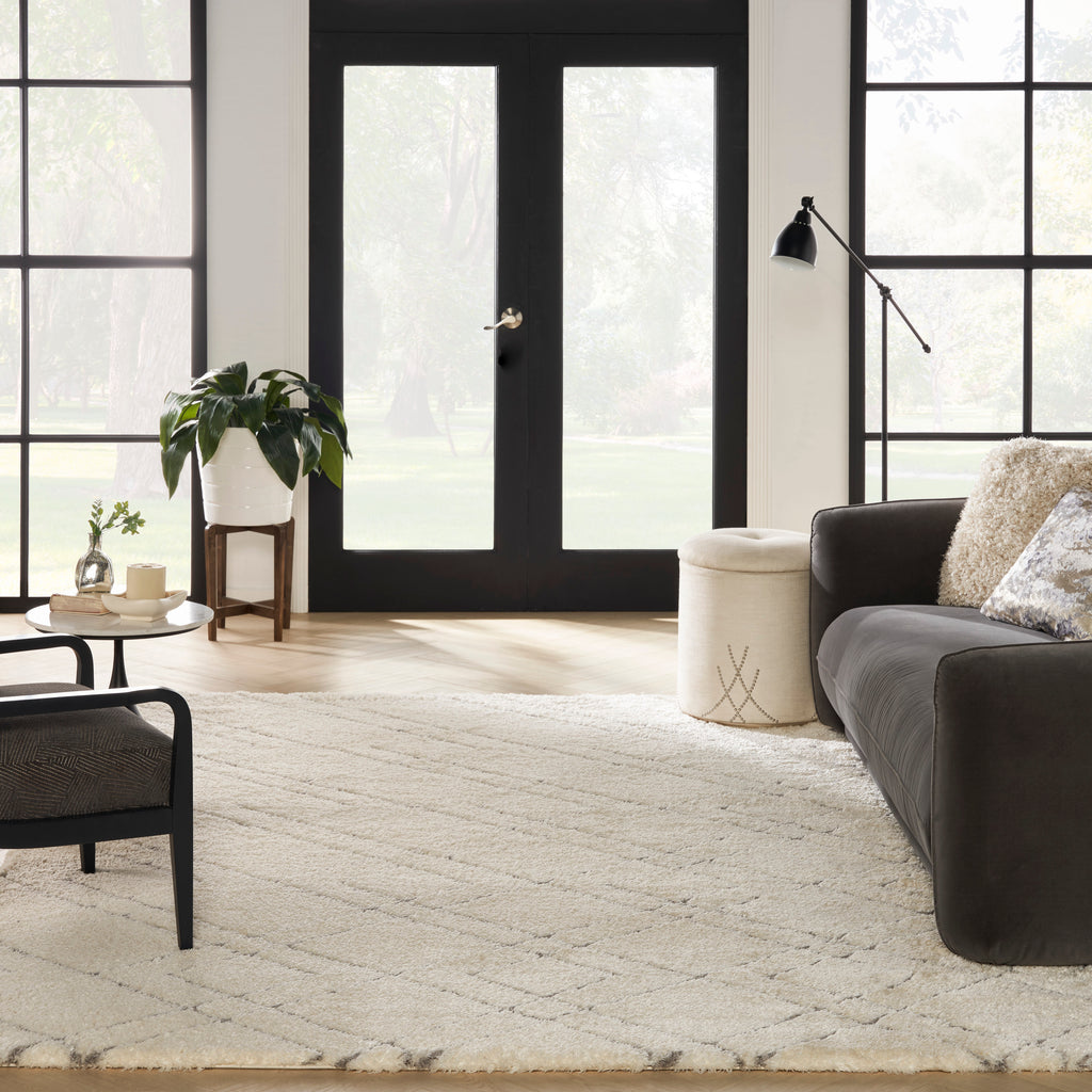 nourison dreamy shag drs07 ivory rug