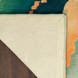 nourison prismatic prs30 emerald rug