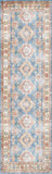 nourison fulton ful08 blue ivory rug