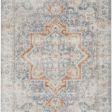 nourison astra machine washable asw12 denim multicolor rug