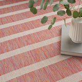 nourison positano pos03 rainbow ivory rug