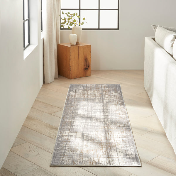 nourison ck950 rush ck950 ivory grey rug
