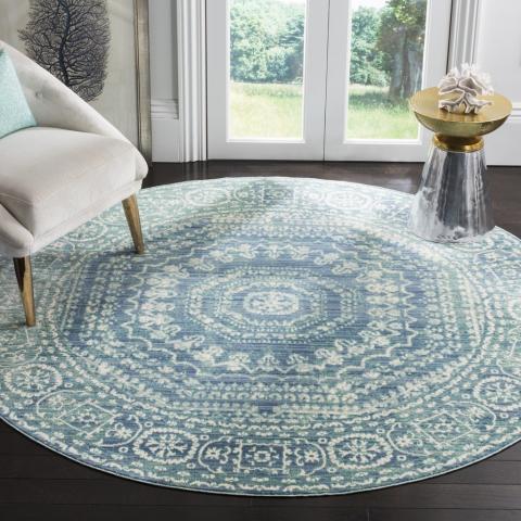 safavieh clearance valencia val205r blue multi rug