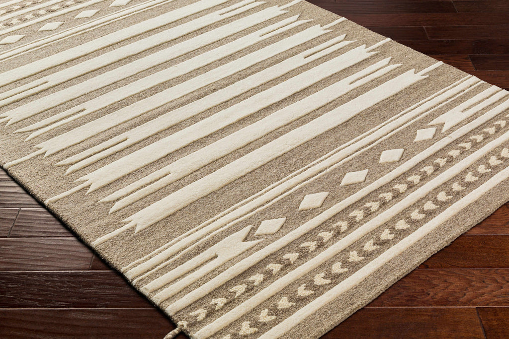 Hauteloom Vamo VAM Dark Brown Hand Tufted Wool Rug