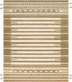 Hauteloom Vamo VAM Dark Brown Hand Tufted Wool Rug