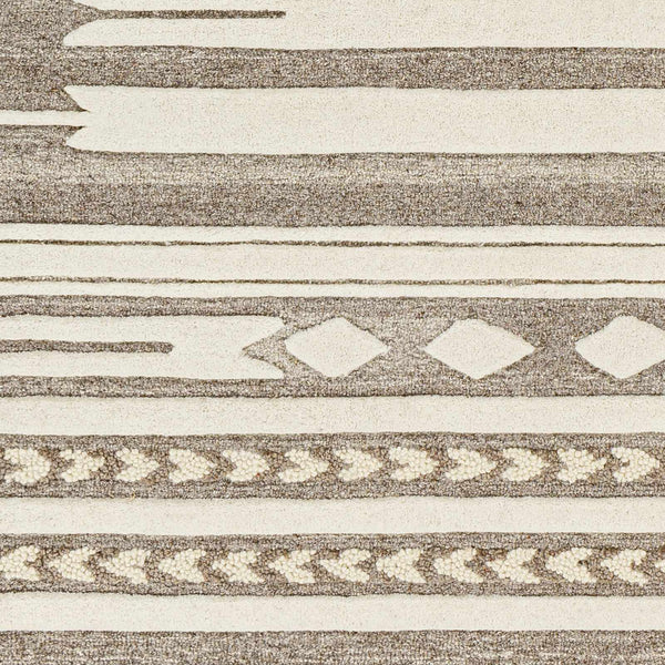 Hauteloom Vamo VAM Dark Brown Hand Tufted Wool Rug