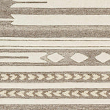 Hauteloom Vamo VAM Dark Brown Hand Tufted Wool Rug