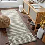 Hauteloom Vamo VAM Dark Brown Hand Tufted Wool Rug