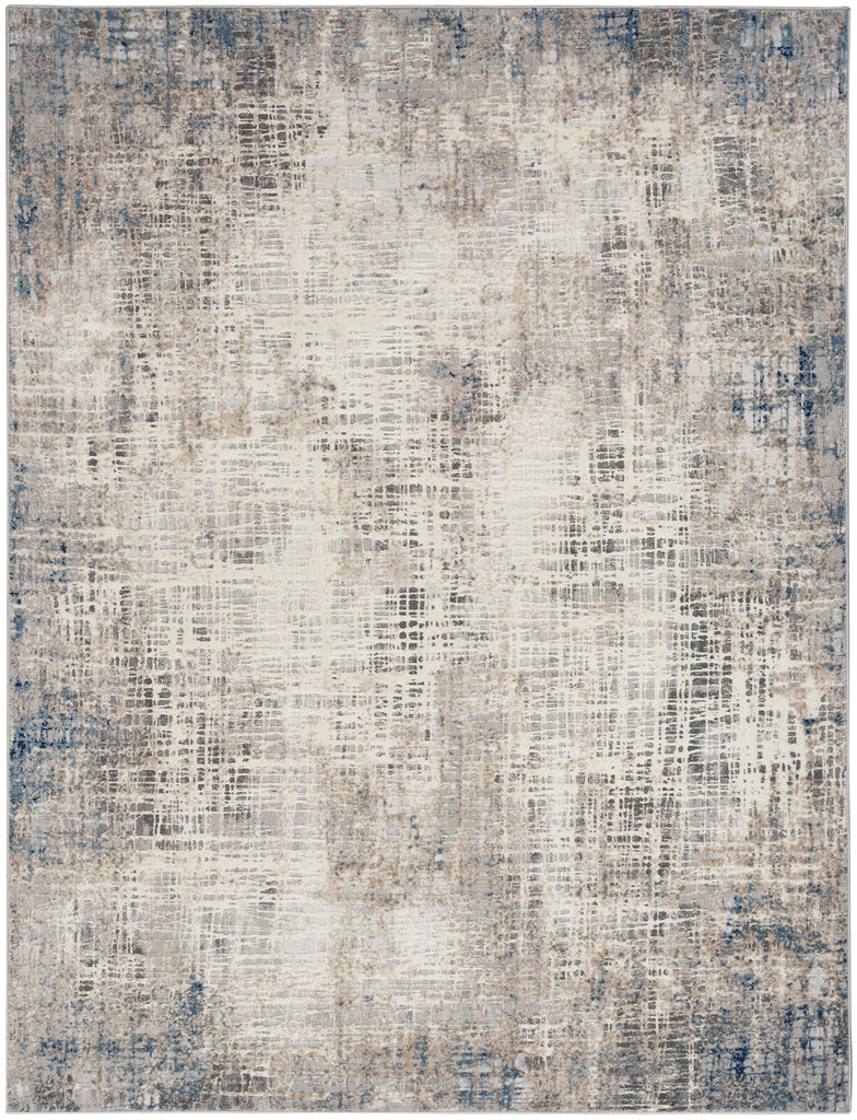 nourison ck022 infinity ifn01 blue multicolor rug