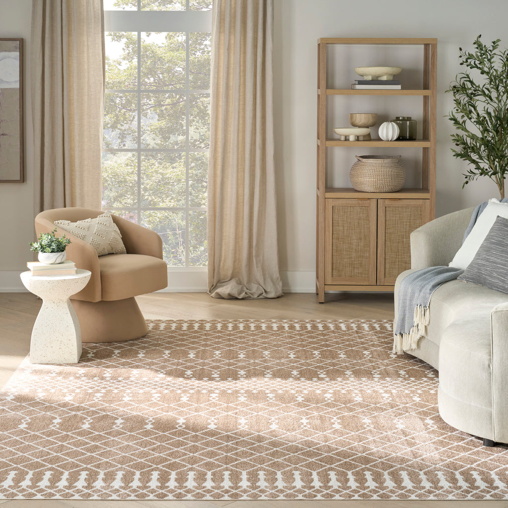 nourison astra machine washable asw10 taupe rug