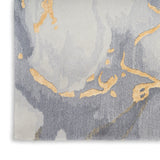 nourison prismatic prs28 grey gold rug