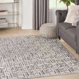 nourison serenity home srh04 grey ivory rug