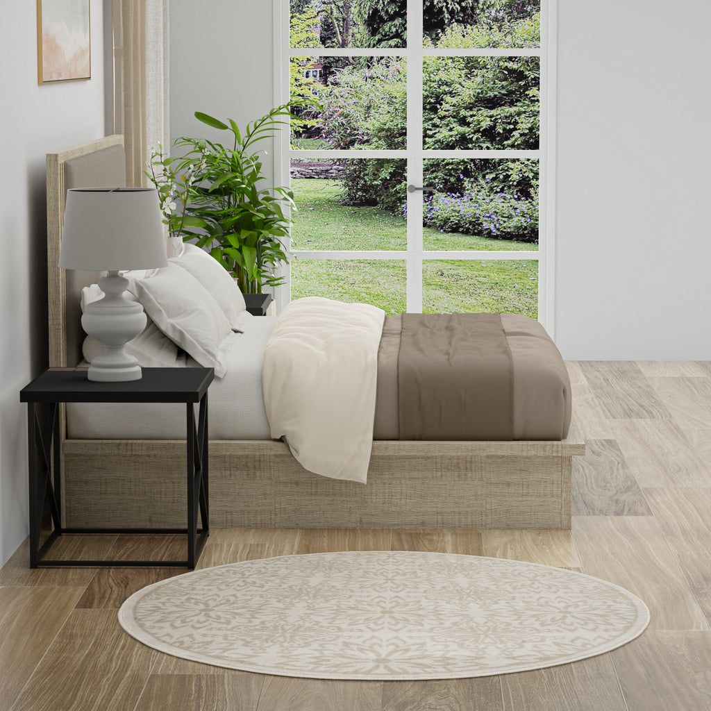 nourison jubilant jub06 ivory beige rug