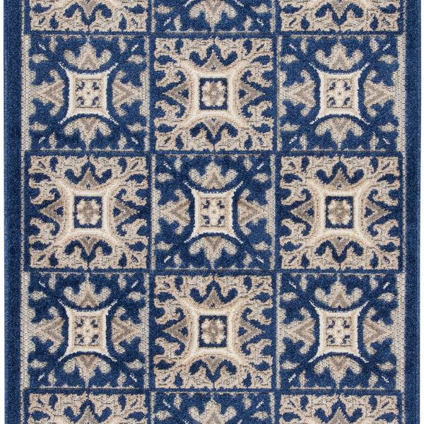 nourison aloha alh34 blue rug
