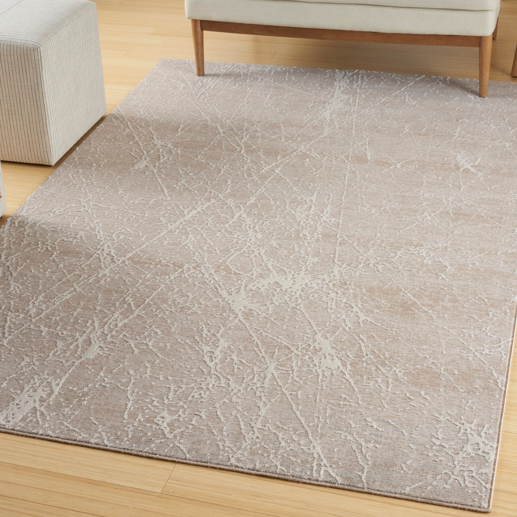 nourison exhale exl02 mocha ivory rug