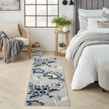 nourison aloha alh31 blue grey rug