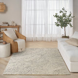 nourison pure angles ang01 grey rug