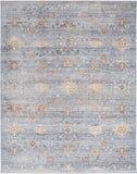 nourison elegant heirlooms elh02 blue ivory rug