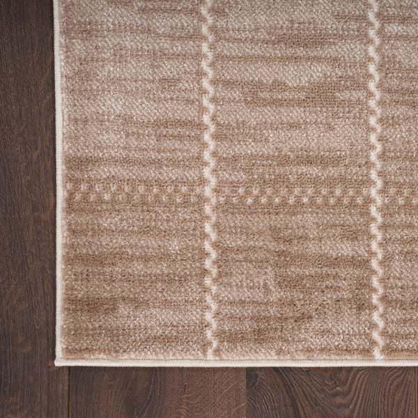 nourison serenity home srh05 mocha ivory rug