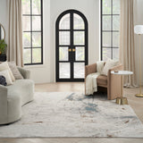 nourison desire dsr04 ivory grey blue rug