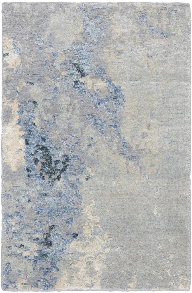 nourison silk shadows sha21 blue sky rug