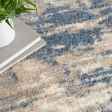 nourison dreamy shag drs10 light blue grey rug