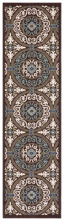 safavieh clearance veranda ver055 0621 chocolate rug