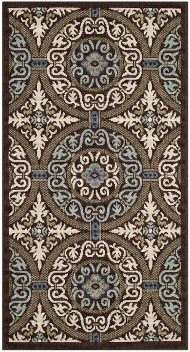 safavieh clearance veranda ver055 0621 chocolate rug