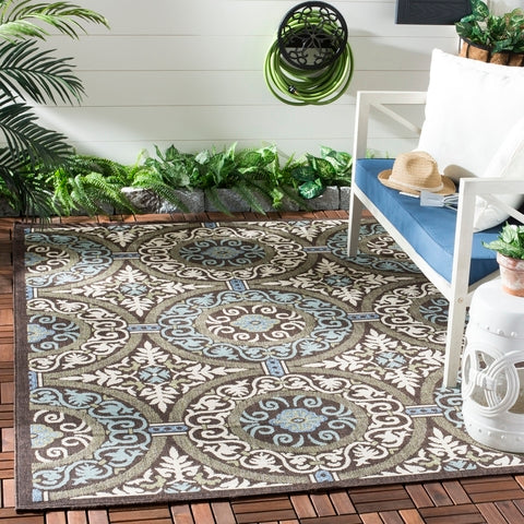 safavieh clearance veranda ver055 0621 chocolate rug