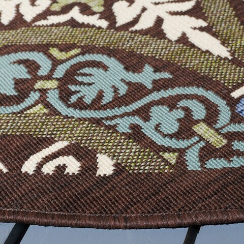safavieh clearance veranda ver055 0621 chocolate rug