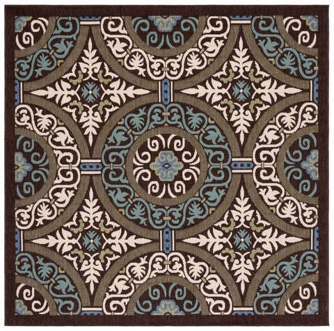 safavieh clearance veranda ver055 0621 chocolate rug