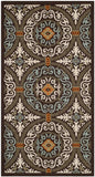safavieh clearance veranda ver055 0723 chocolate rug