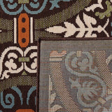 safavieh clearance veranda ver055 0723 chocolate rug