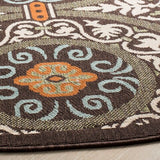safavieh clearance veranda ver055 0723 chocolate rug